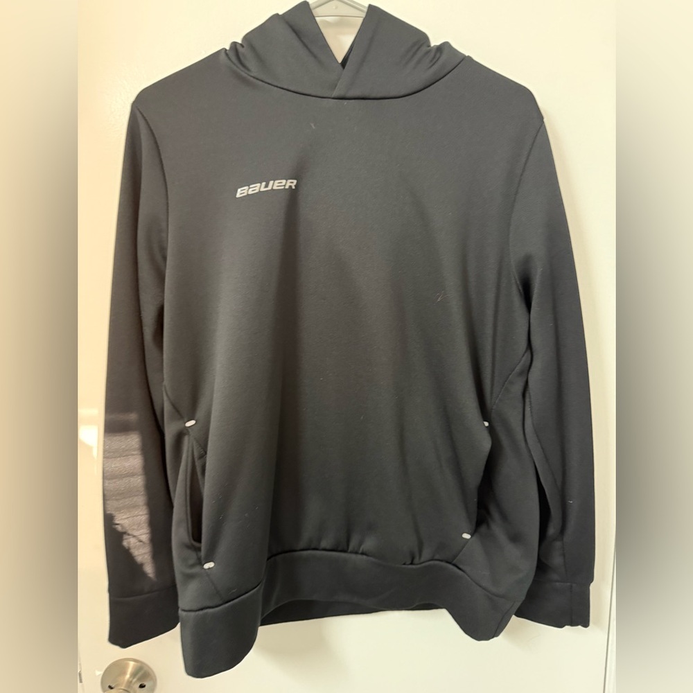Bauer black women’s hooded sweatshirt